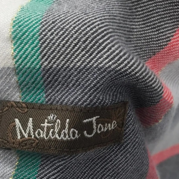 Matilda Jane " Coming to Town" Plaid Christmas dress - Picture 7 of 7